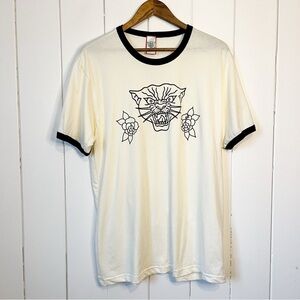 RBA Traditional Tattoo Style Panther T-Shirt. Size Large.